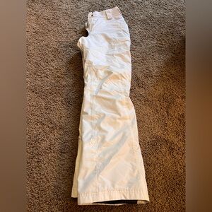 Women’s White Salomon Ski Pants